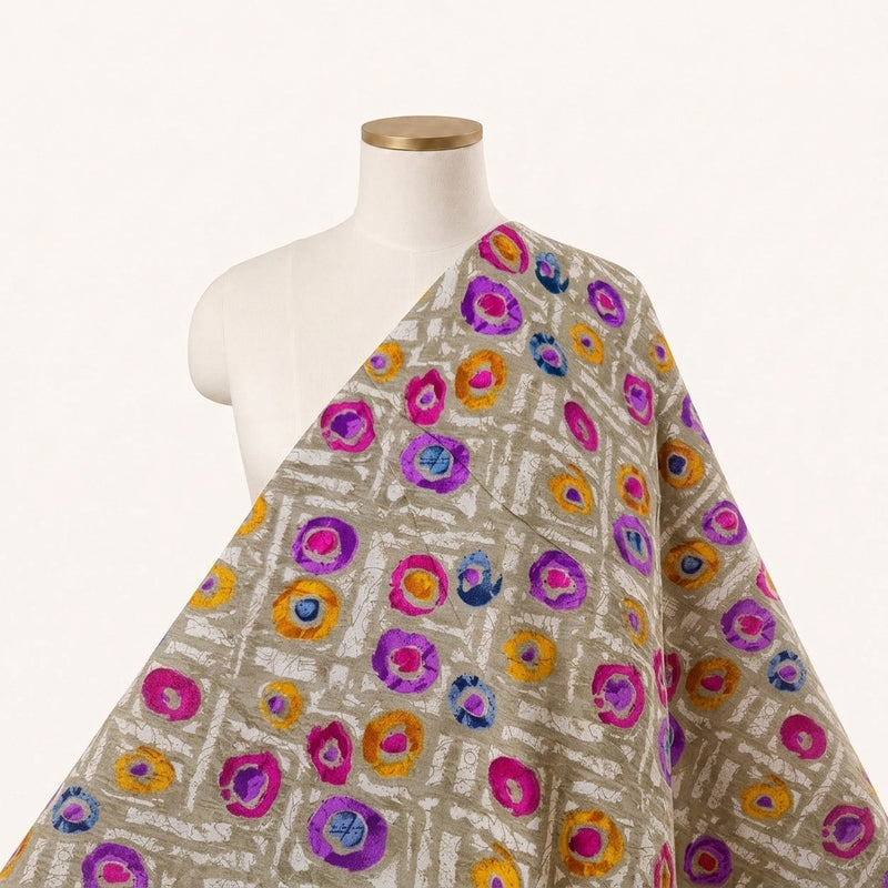 Abstract Cotton Fabric - EC13964 - Saree Drape