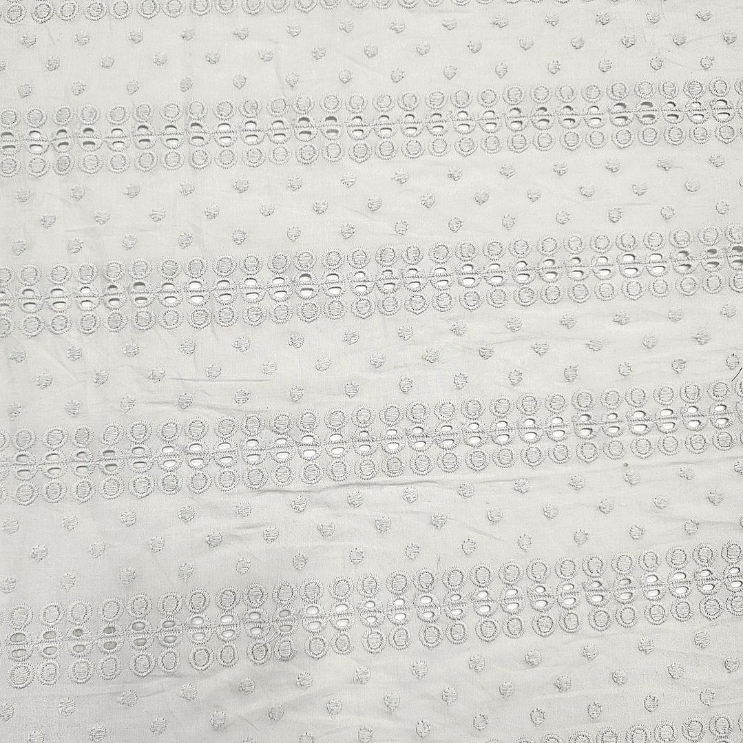 Cutwork Cotton Fabric