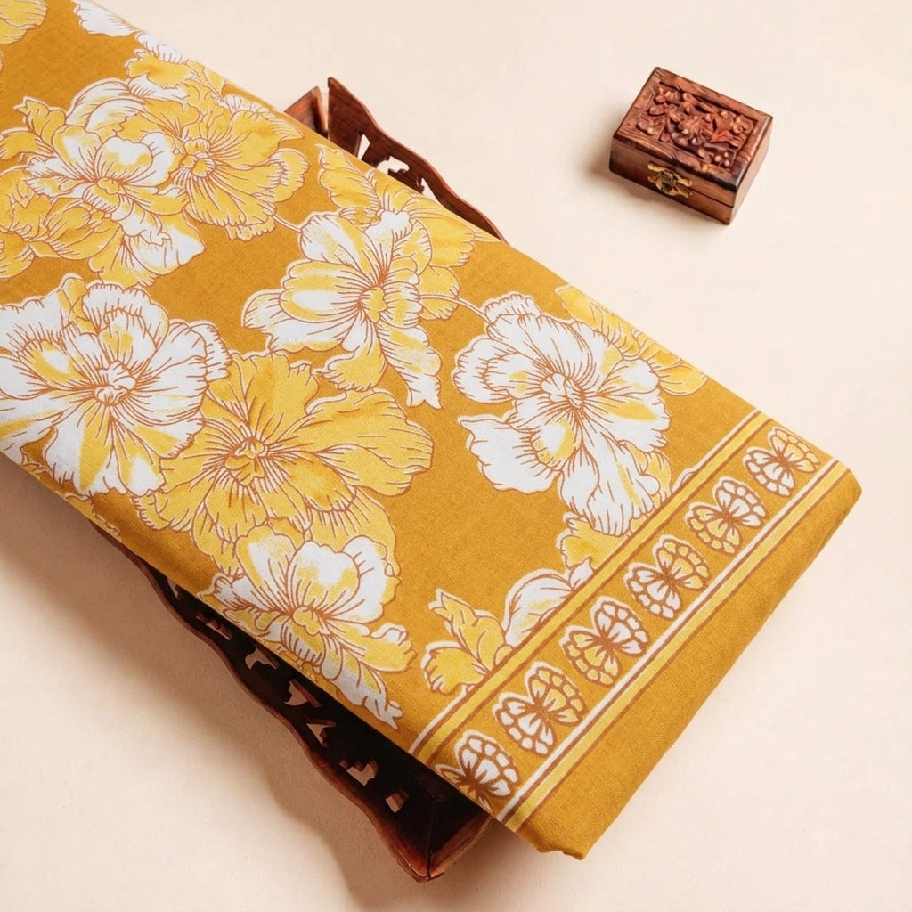 Floral Cotton Fabric - EC14317 - tray_3