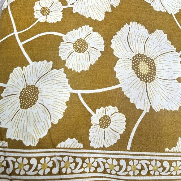 Floral Cotton Fabric - EC14319 - Flat fabric