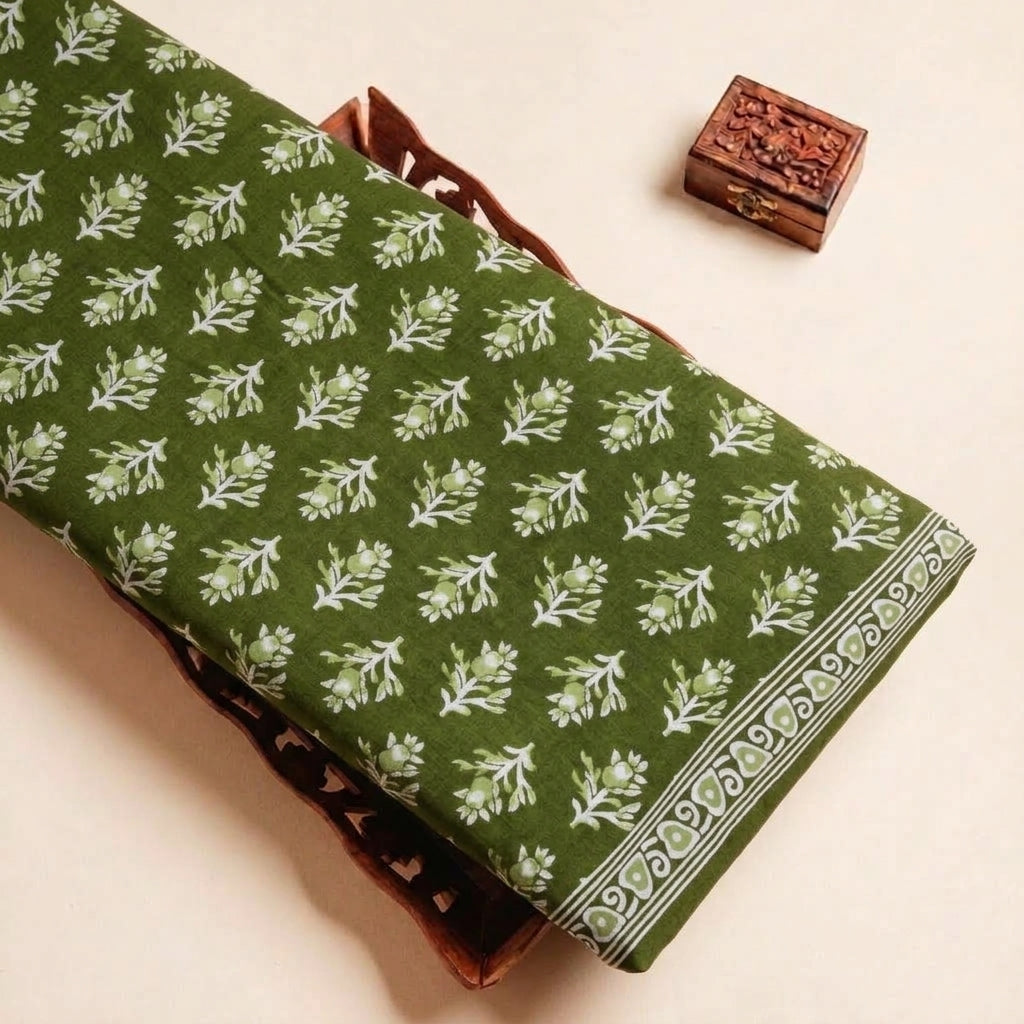 Floral Cotton Fabric - EC14320 - tray_4