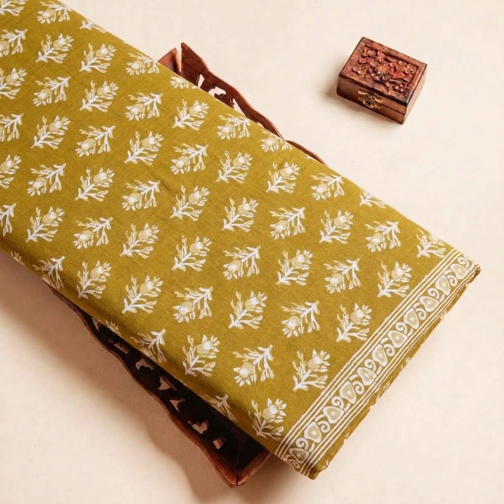 Floral Cotton Fabric - EC14321 - tray_4