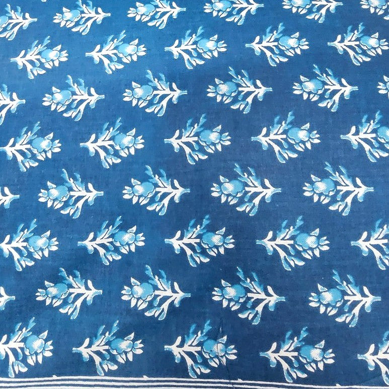 Floral Cotton Fabric - EC14322 - Flat fabric