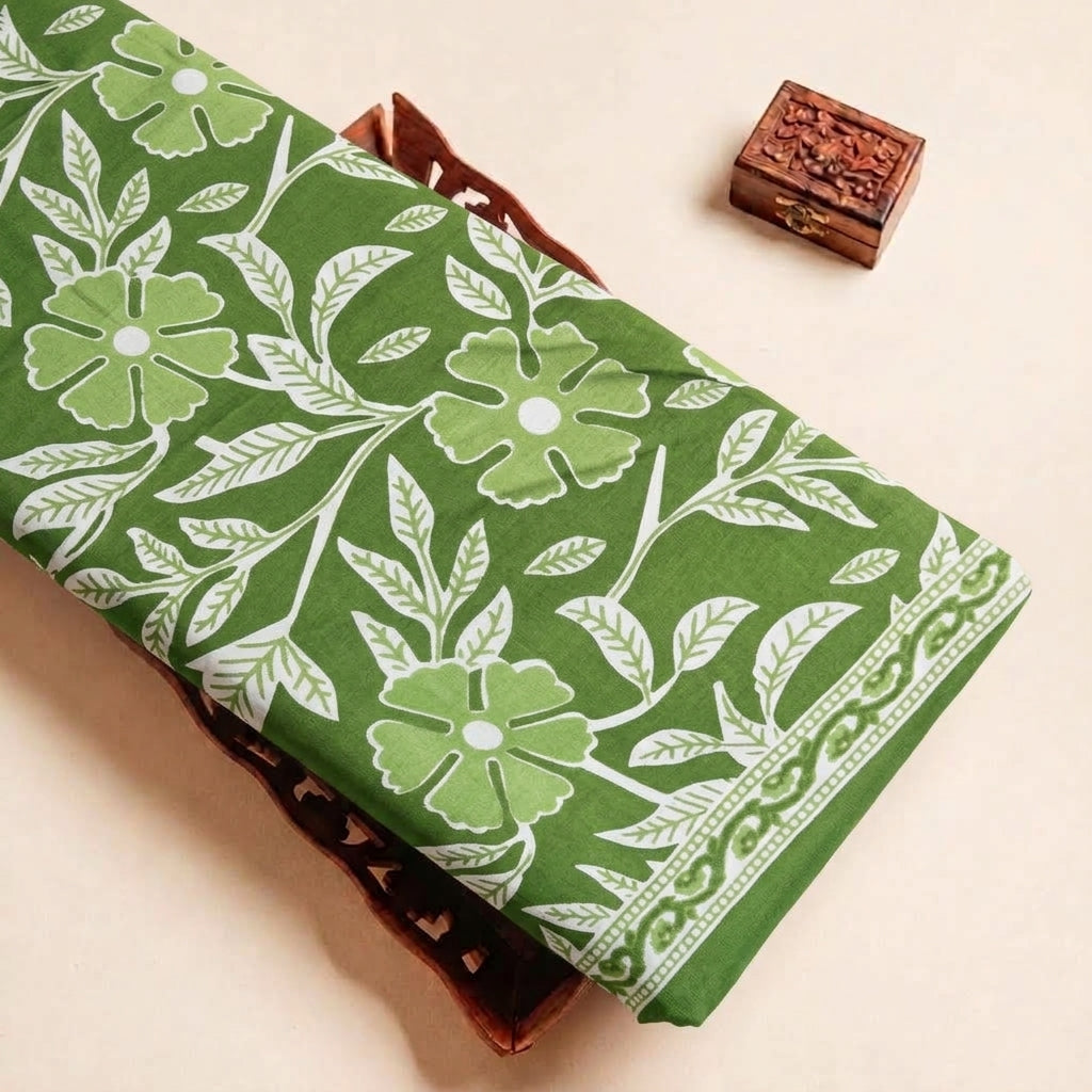 Floral Cotton Fabric - EC14324 - tray_4