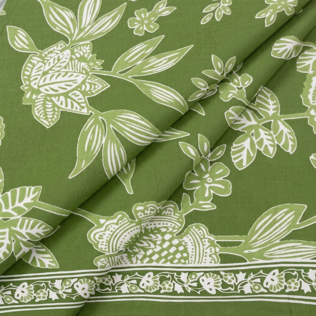 Floral Cotton Fabric - EC14325 - folds