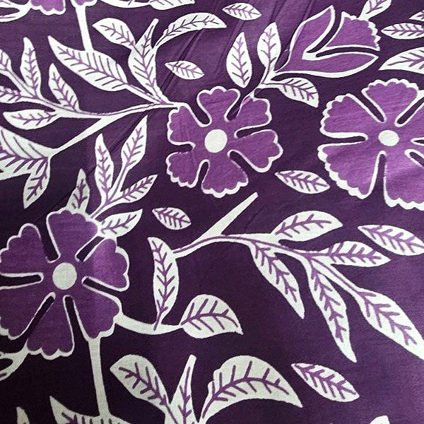 Floral Cotton Fabric - EC14331 - Flat fabric