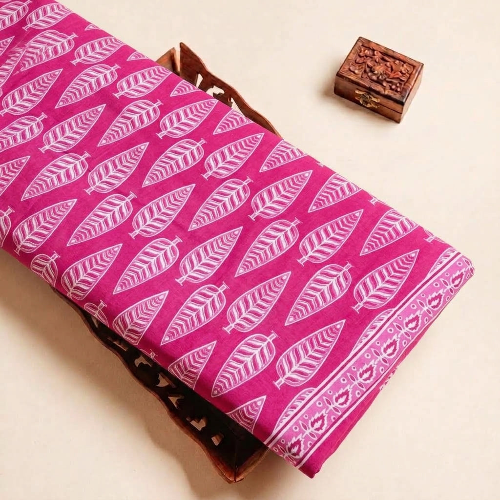 Leaf Cotton Fabric - EC14332 - tray_4