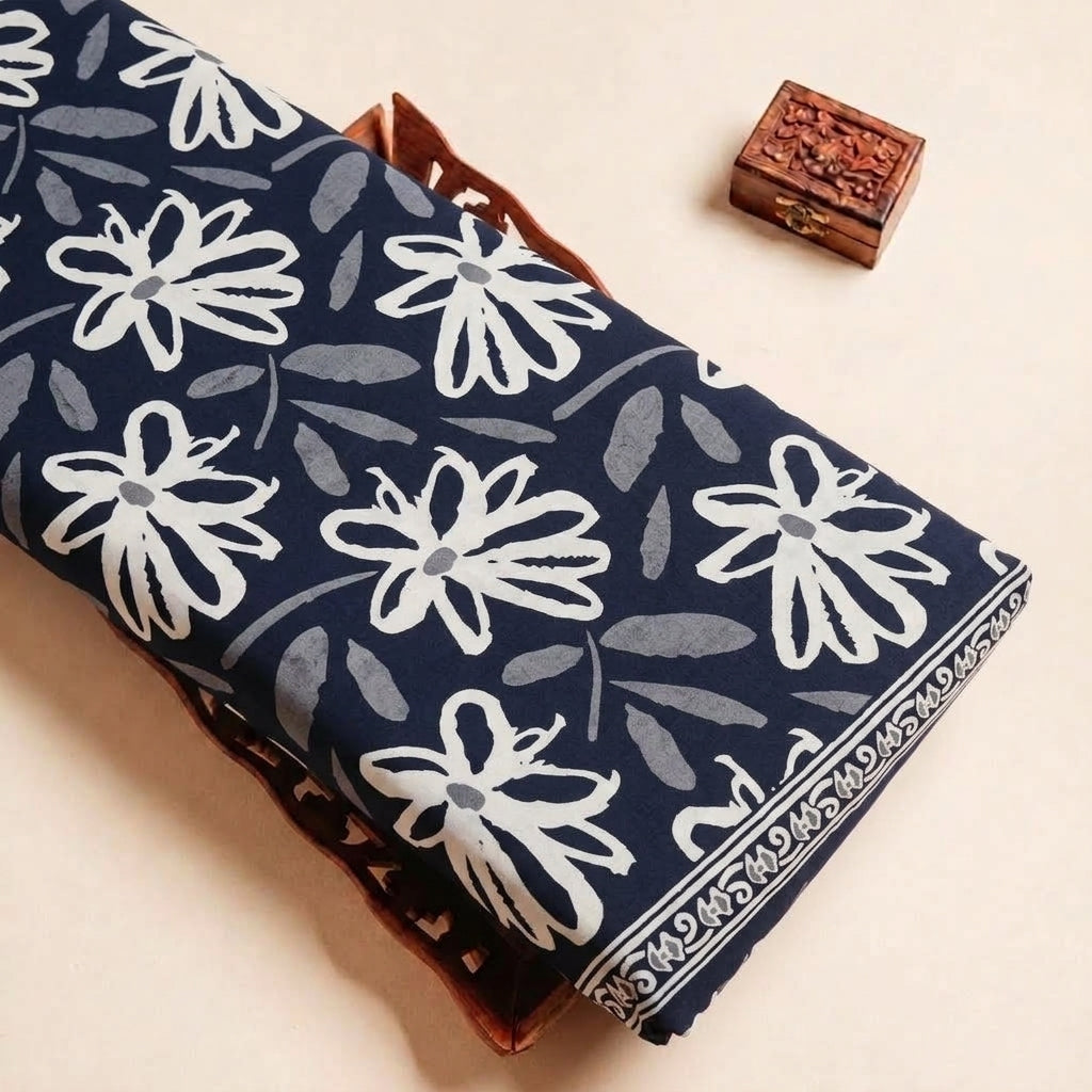 Floral Cotton Fabric - EC14341 - tray_4