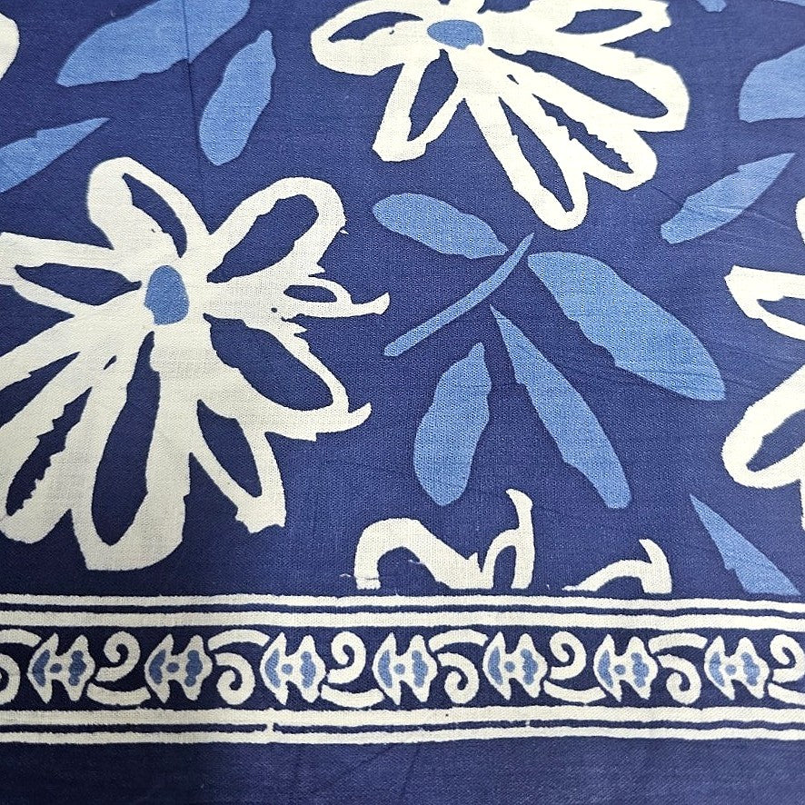 Floral Cotton Fabric - EC14344 - Flat fabric
