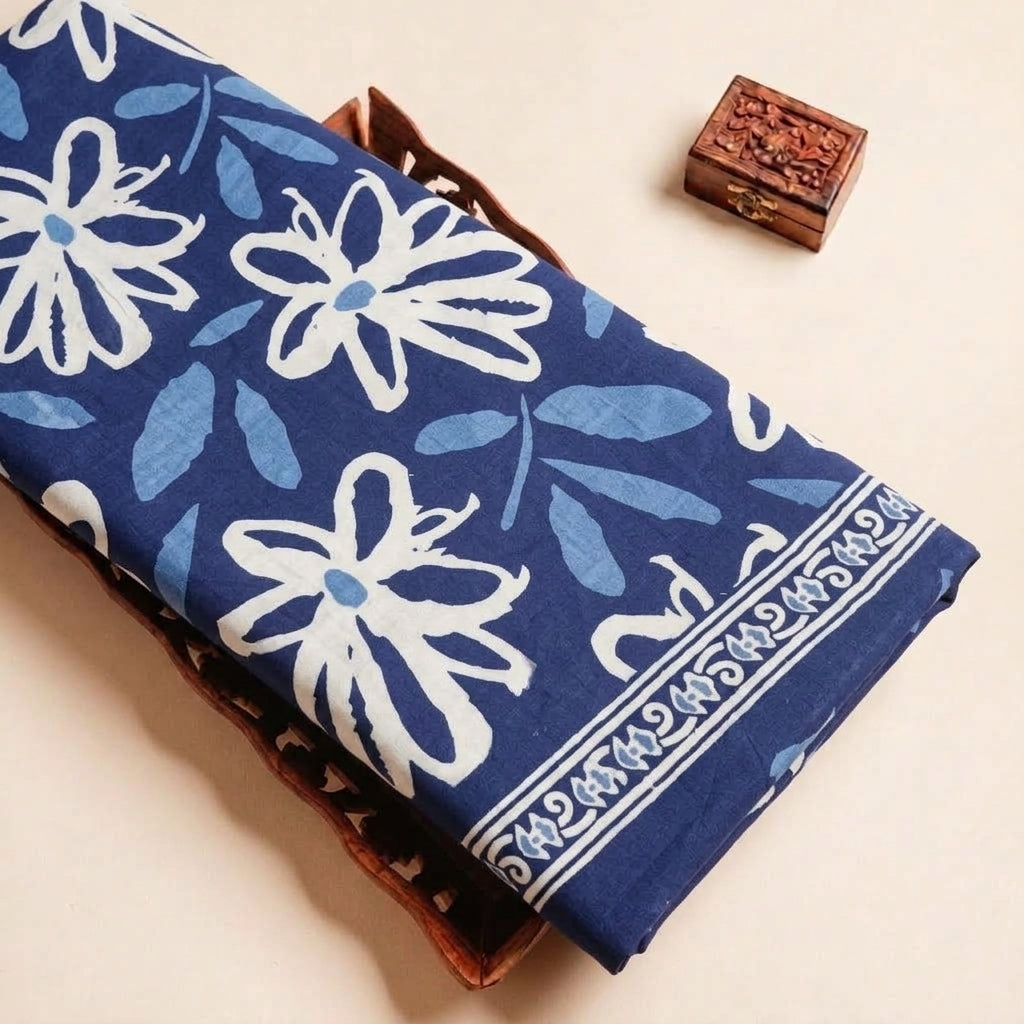 Floral Cotton Fabric - EC14344 - tray_4