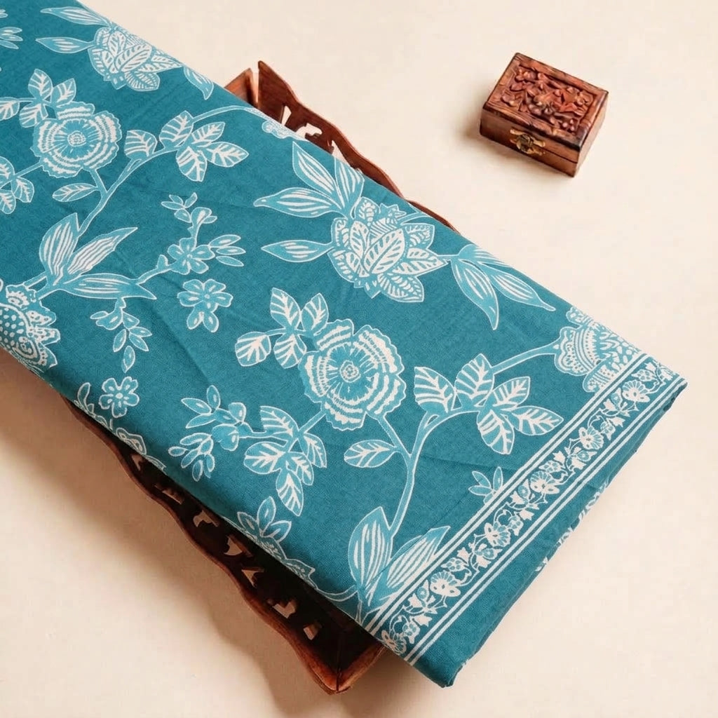 Floral Cotton Fabric - EC14348 - tray_4