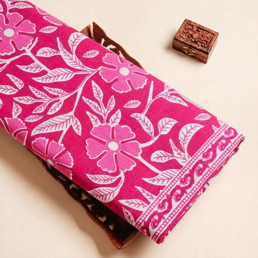 Floral Cotton Fabric - EC14349 - tray_4