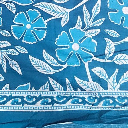 Floral Cotton Fabric - EC14350 - Flat fabric