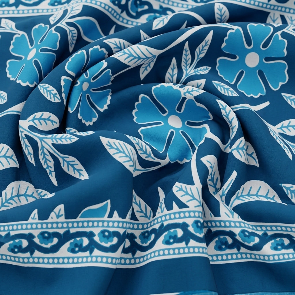 Floral Cotton Fabric - EC14350 - Swirl