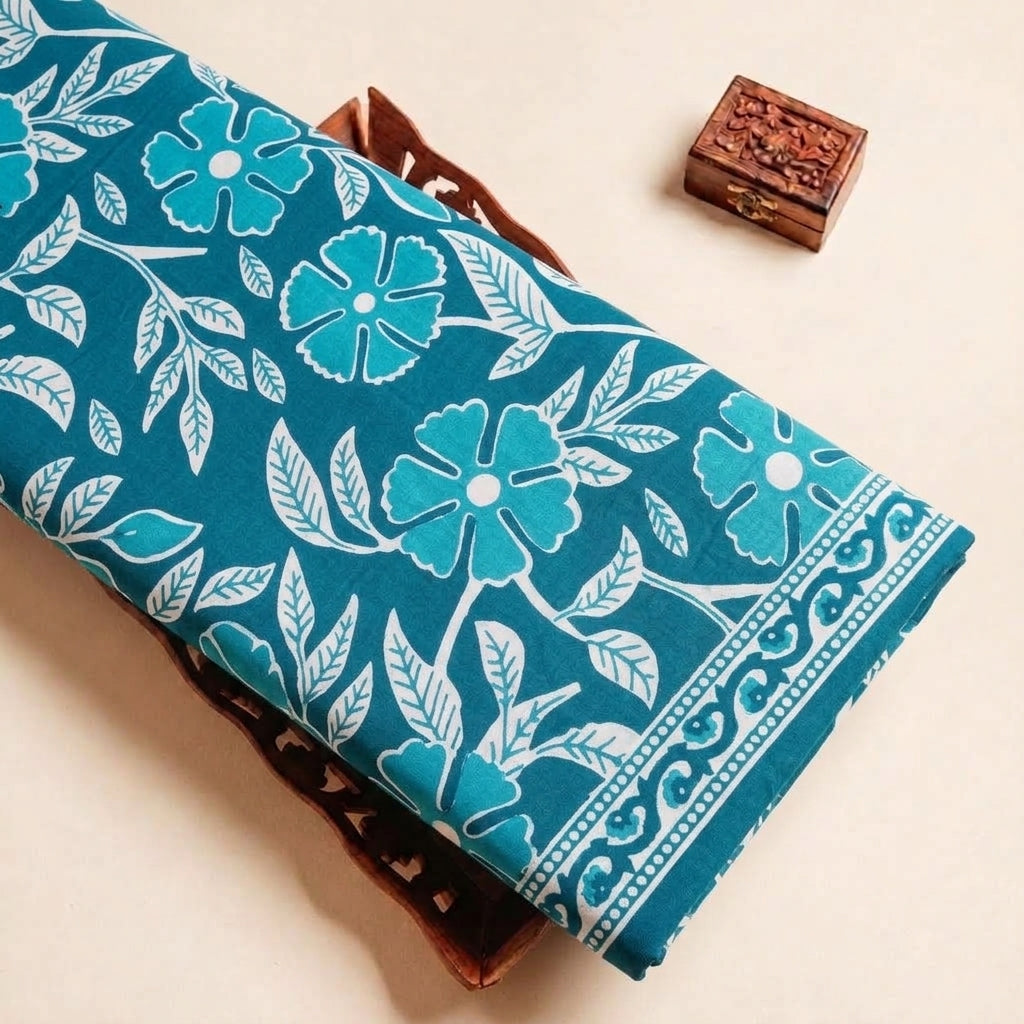 Floral Cotton Fabric - EC14350 - tray_4