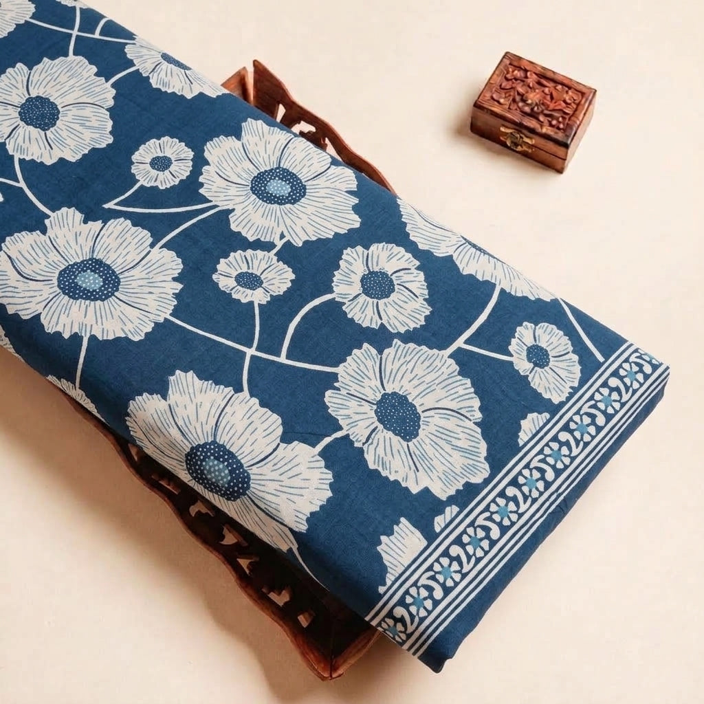 Floral Cotton Fabric - EC14355 - tray_4