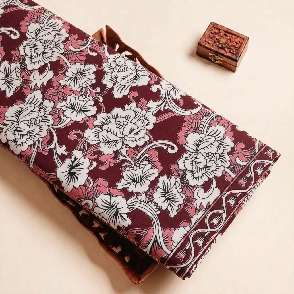 Floral Cotton Fabric - EC14366 - tray_4