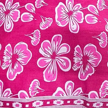 Floral Cotton Fabric - EC14368 - Flat fabric