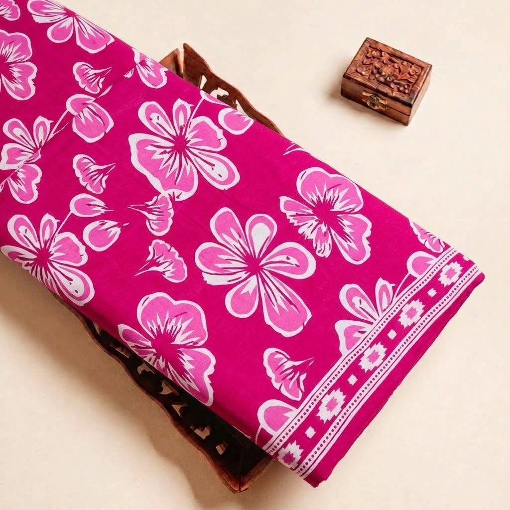 Floral Cotton Fabric - EC14368 - tray_4
