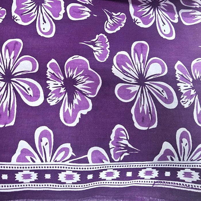 Floral Cotton Fabric - EC14370 - Flat fabric