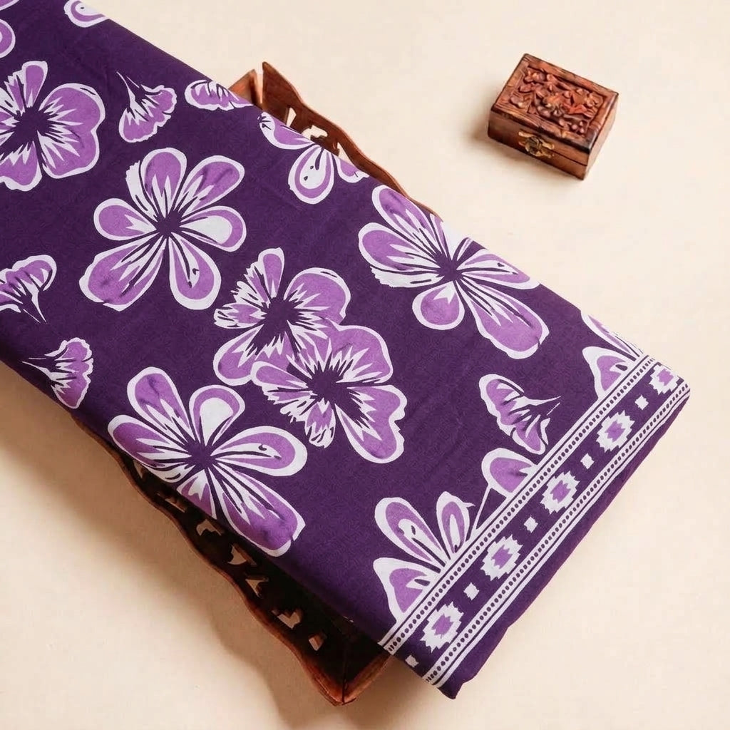 Floral Cotton Fabric - EC14370 - tray_4