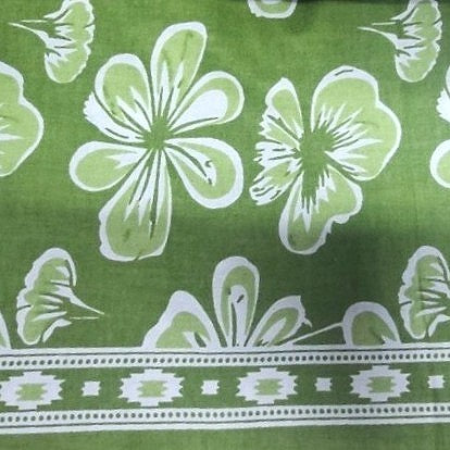 Floral Cotton Fabric - EC14371 - Flat fabric