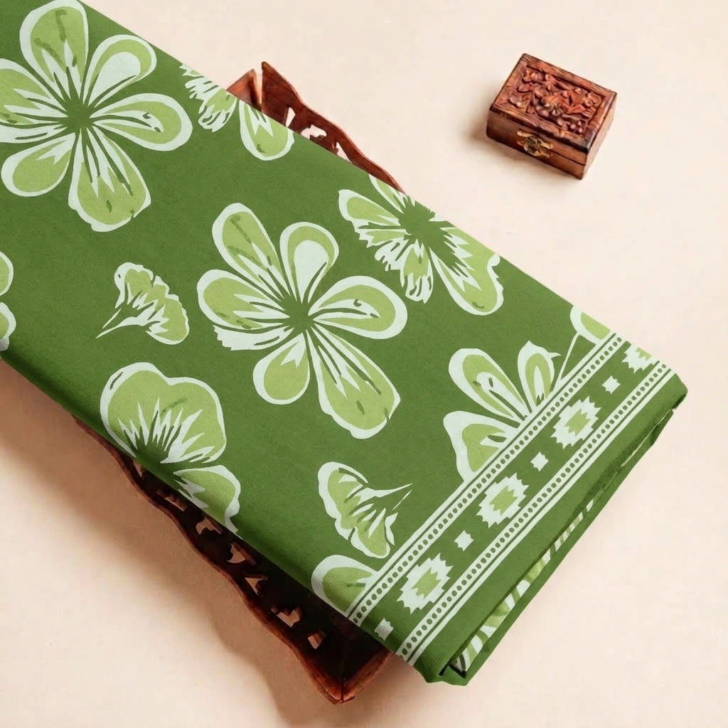 Floral Cotton Fabric - EC14371 - tray_4