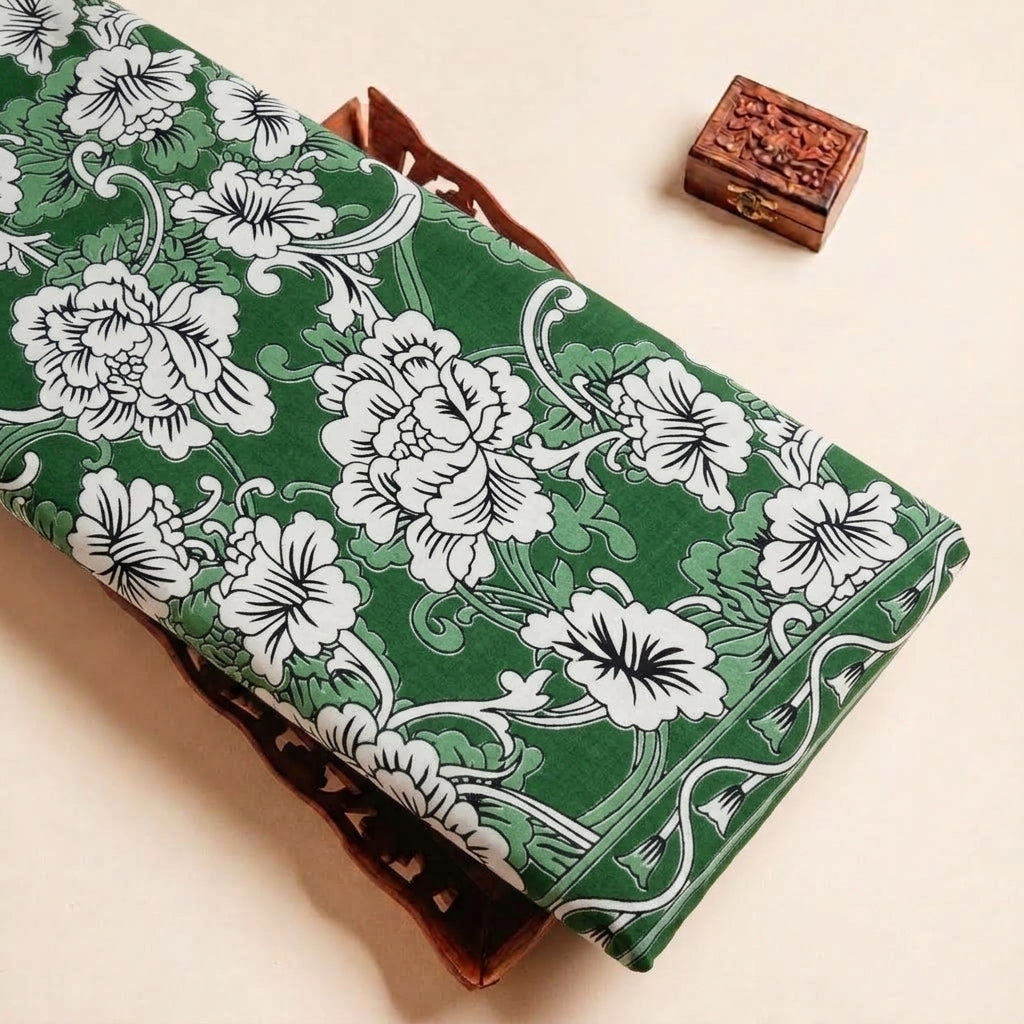 Floral Cotton Fabric - EC14373 - tray_4