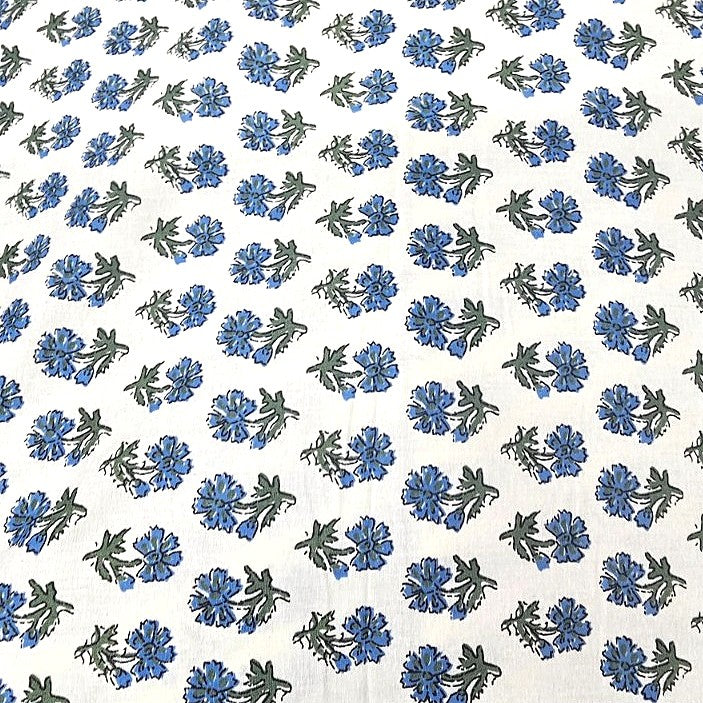 Floral Cotton Fabric - EC14385 - Flat fabric