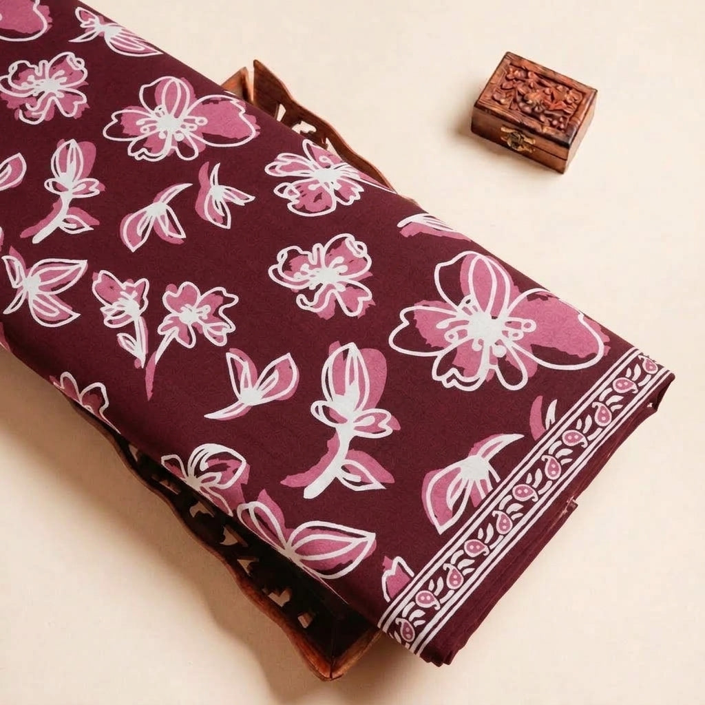 Floral Cotton Fabric - EC14401 - tray_4
