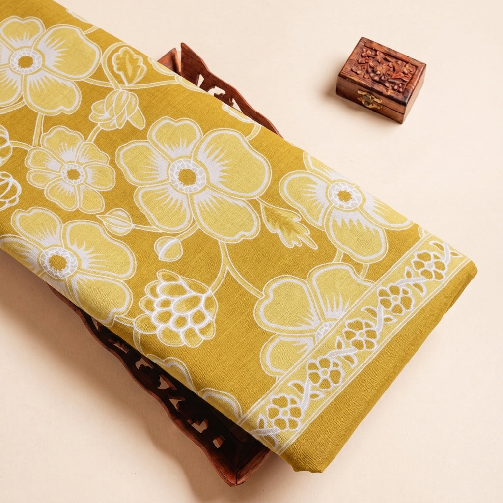 Floral Cotton Fabric - EC14406 - tray_4