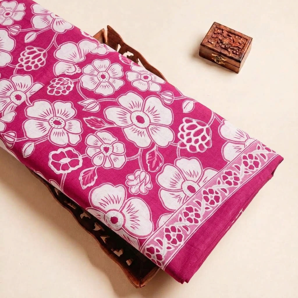 Floral Cotton Fabric - EC14408 - tray_4