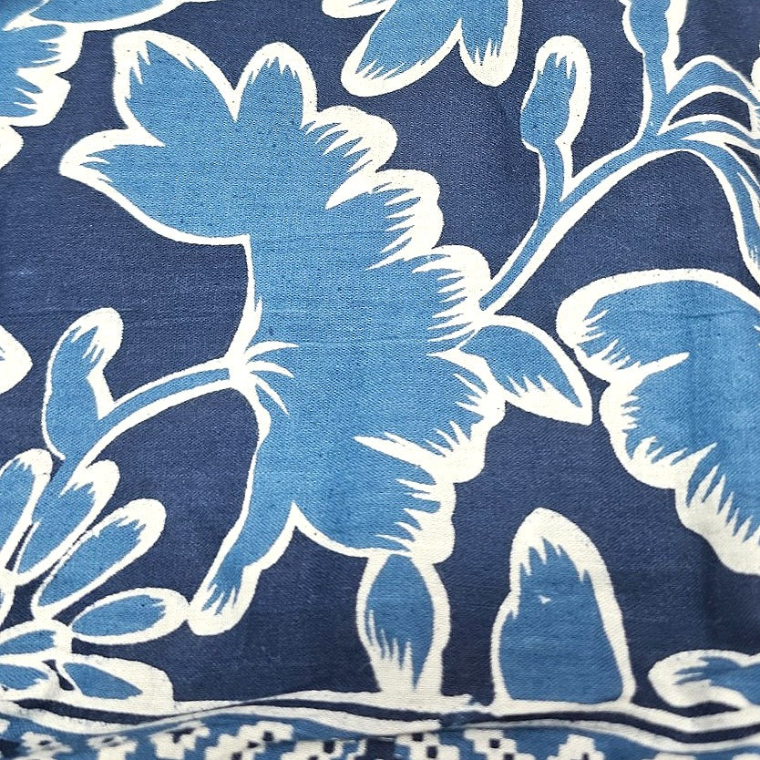 Floral Cotton Fabric - EC14765 - Flat fabric