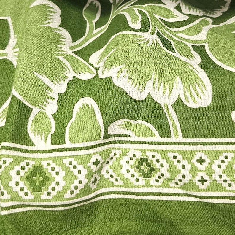 Floral Cotton Fabric - EC14767 - Flat fabric