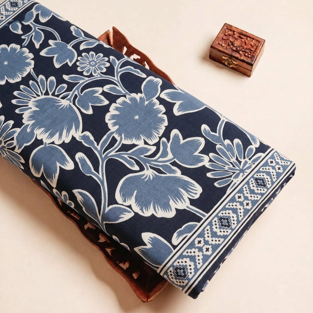 Floral Cotton Fabric - EC14768 - tray_3
