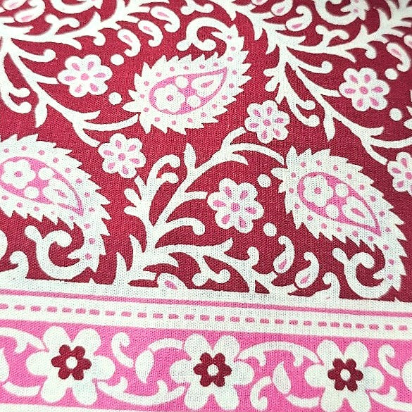Paisley Cotton Fabric - EC14787 - Flat fabric