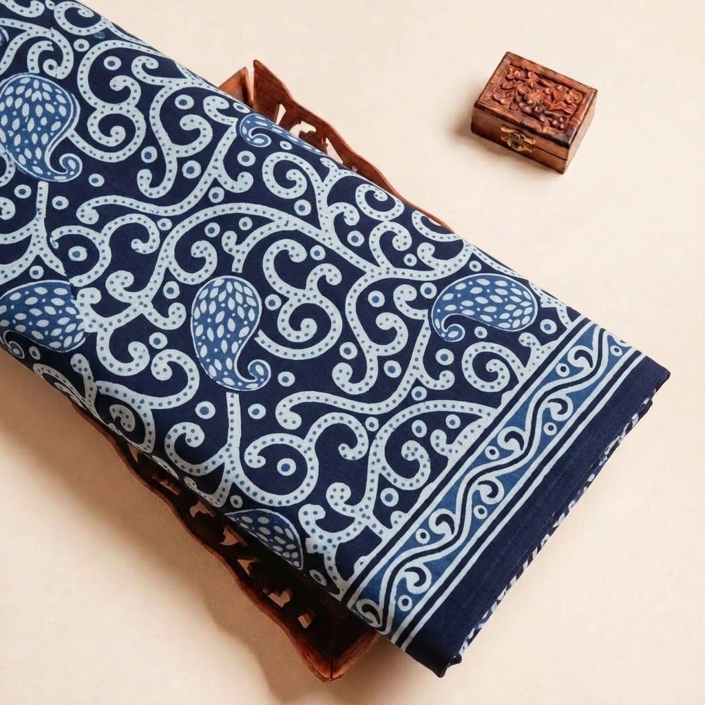 Floral Cotton Fabric - EC14797 - tray_4