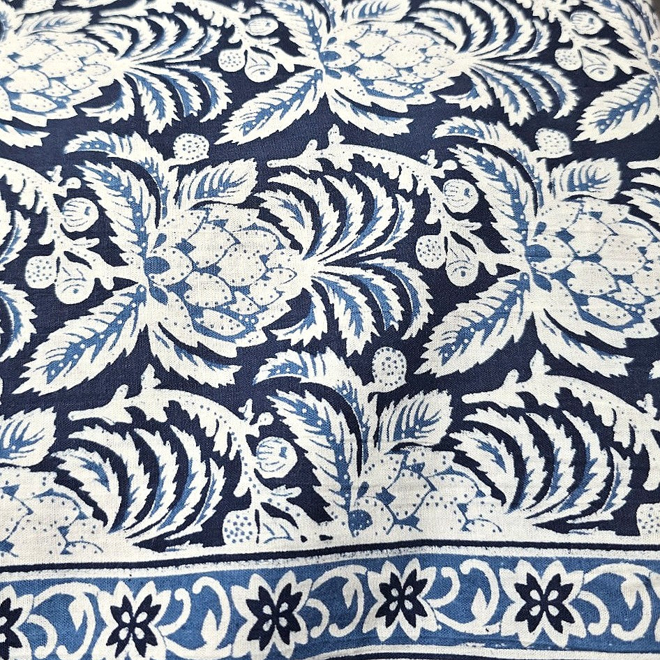 Floral Cotton Fabric - EC14798 - Flat fabric