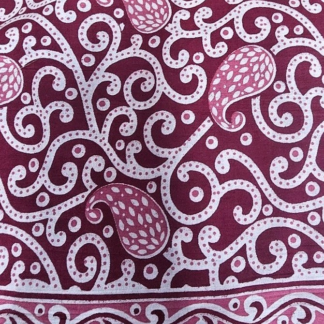 Floral Cotton Fabric - EC14801 - Flat fabric
