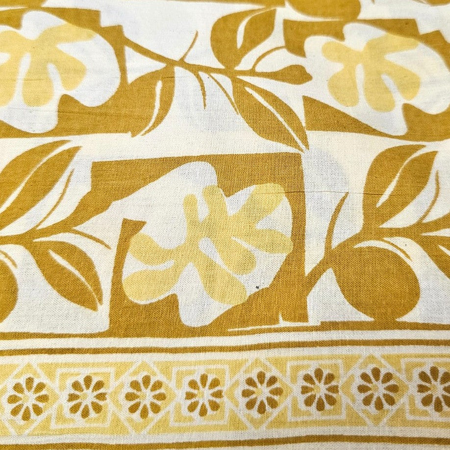 Floral Cotton Fabric - EC14803 - Flat fabric