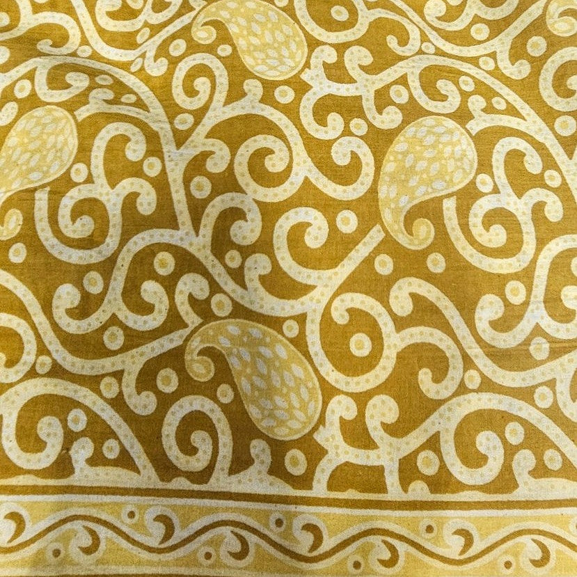 Floral Cotton Fabric - EC14808 - Flat fabric