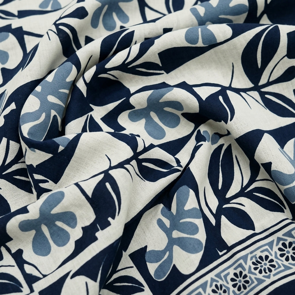 Floral Cotton Fabric - EC14811 - Swirl