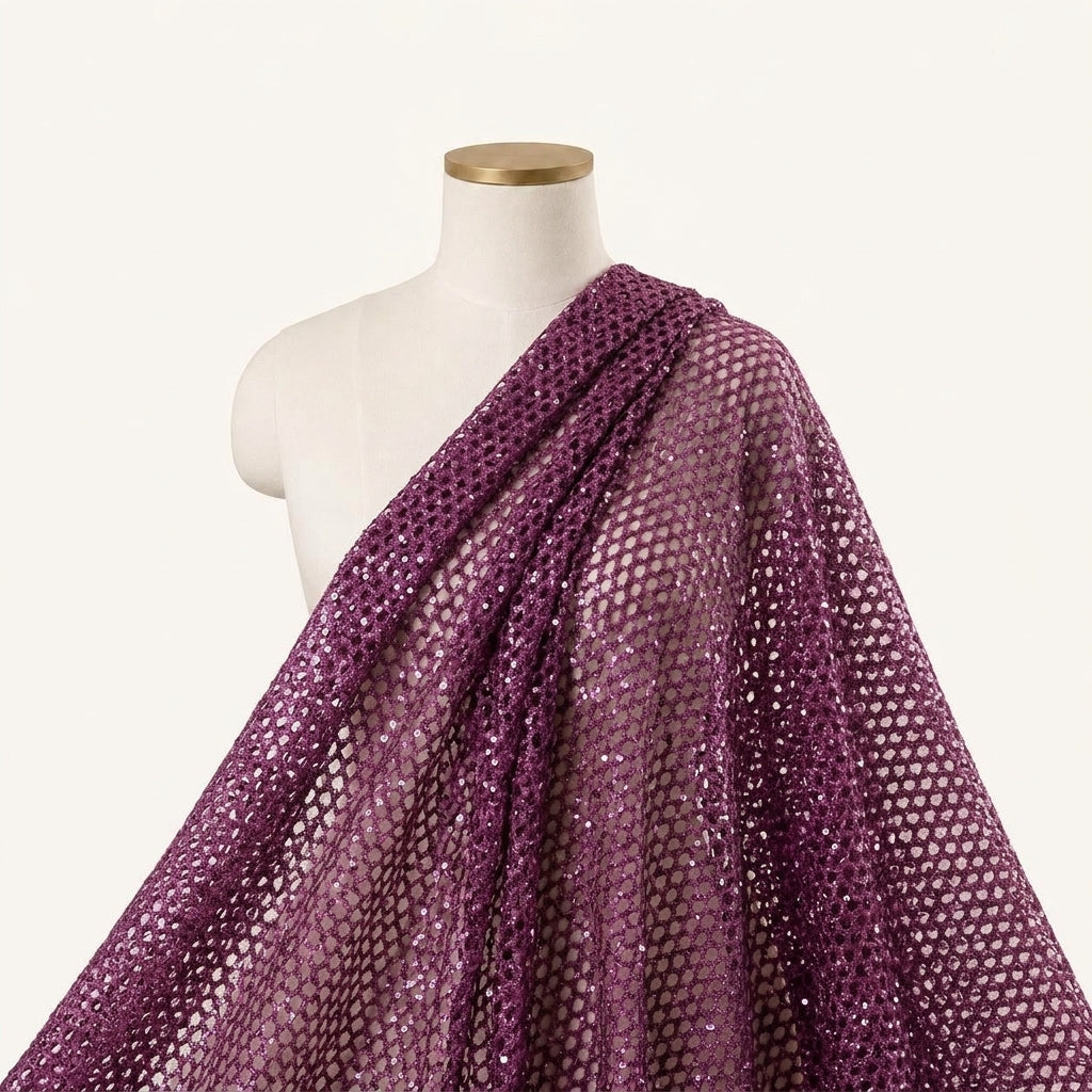 Embroidery Embroidery Net Fabric Draped as a saree