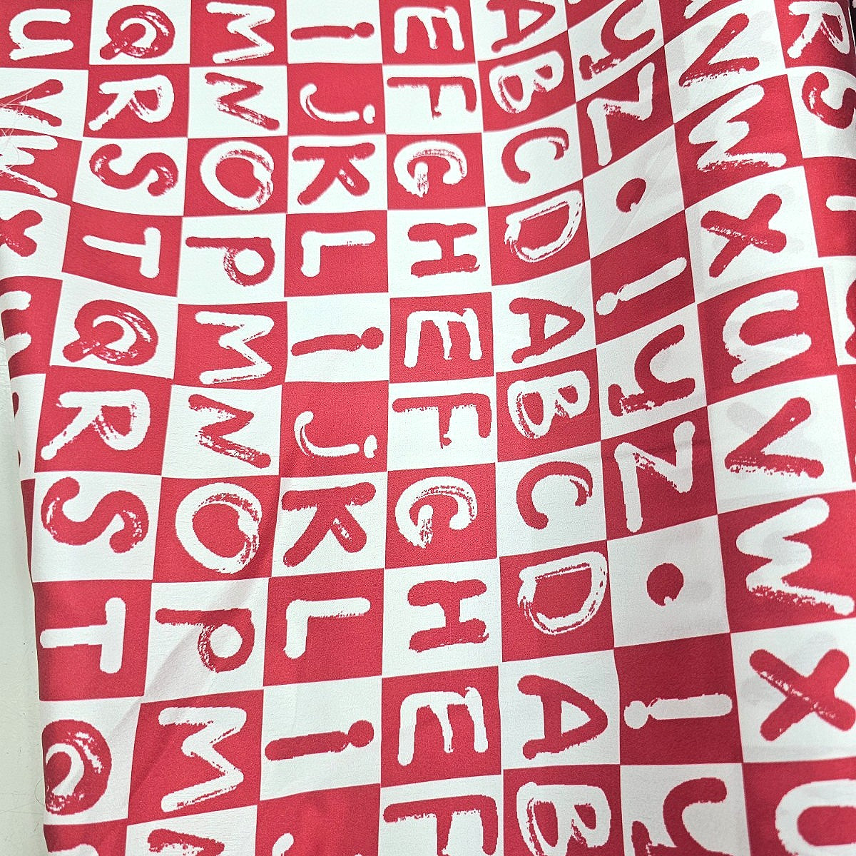 Printed Satin Fabric - EC15362 - Flat fabric