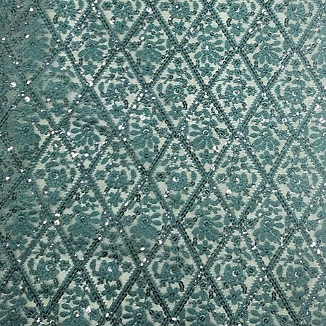 Embroidery Georgette Fabric - EC15943 - Flat fabric