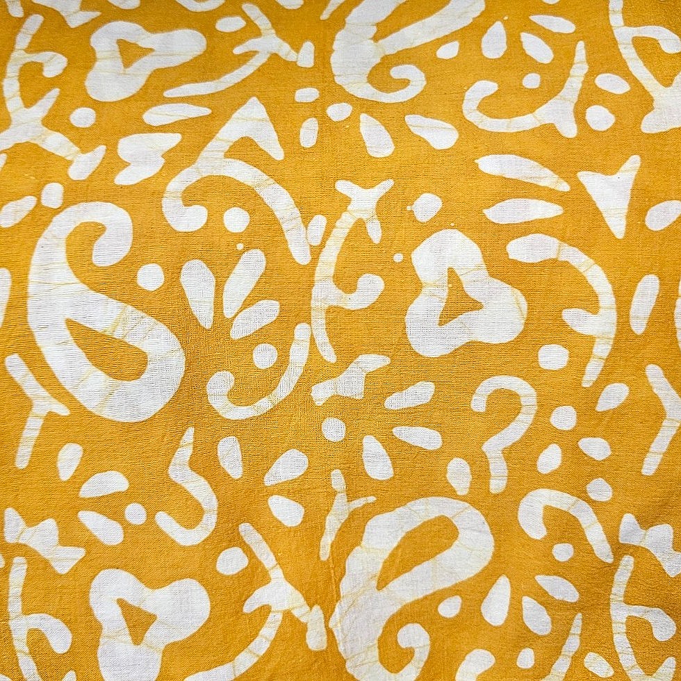 Batik Cotton Fabric - EC16190 - Flat fabric