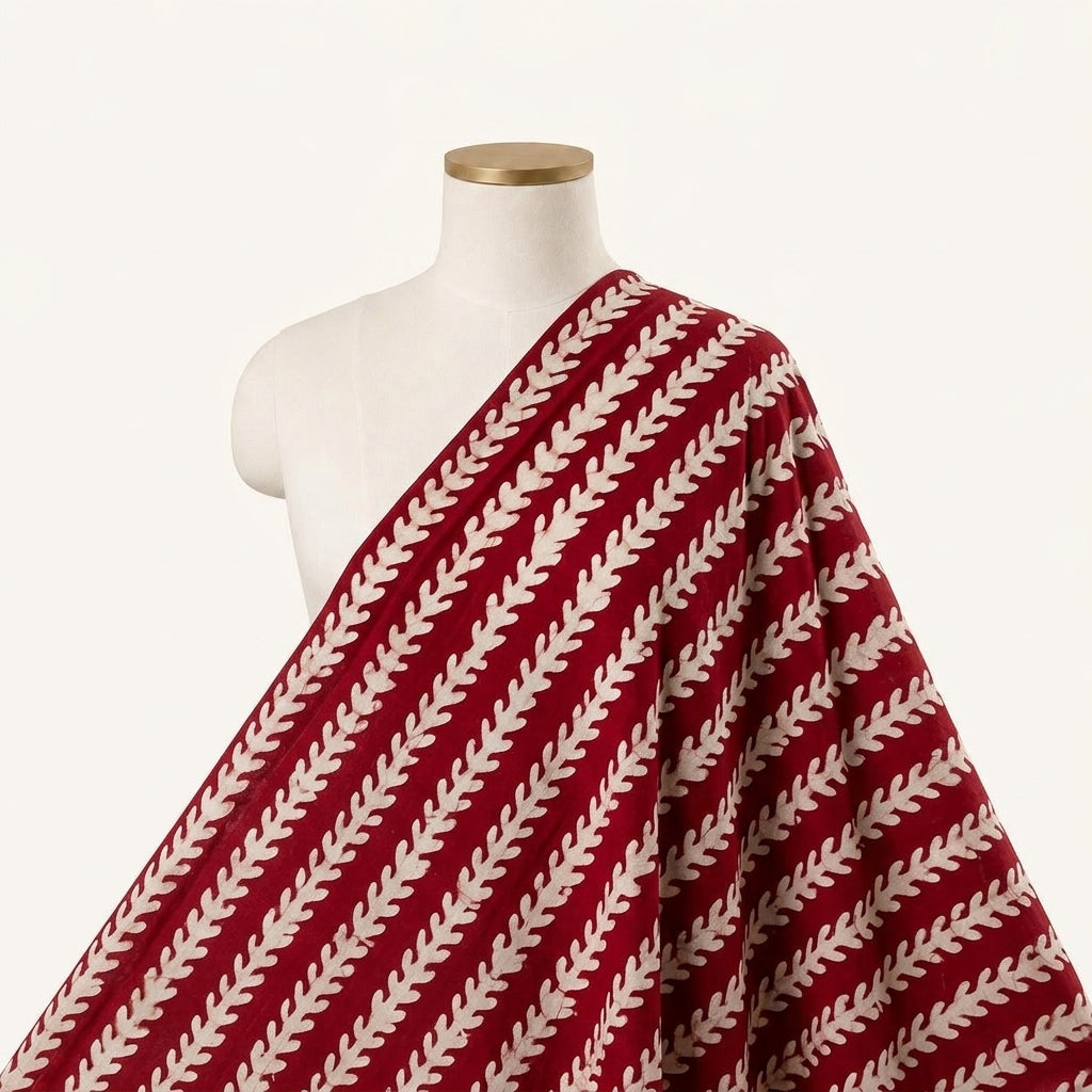 Batik Cotton Fabric - EC16191 - saree_drape
