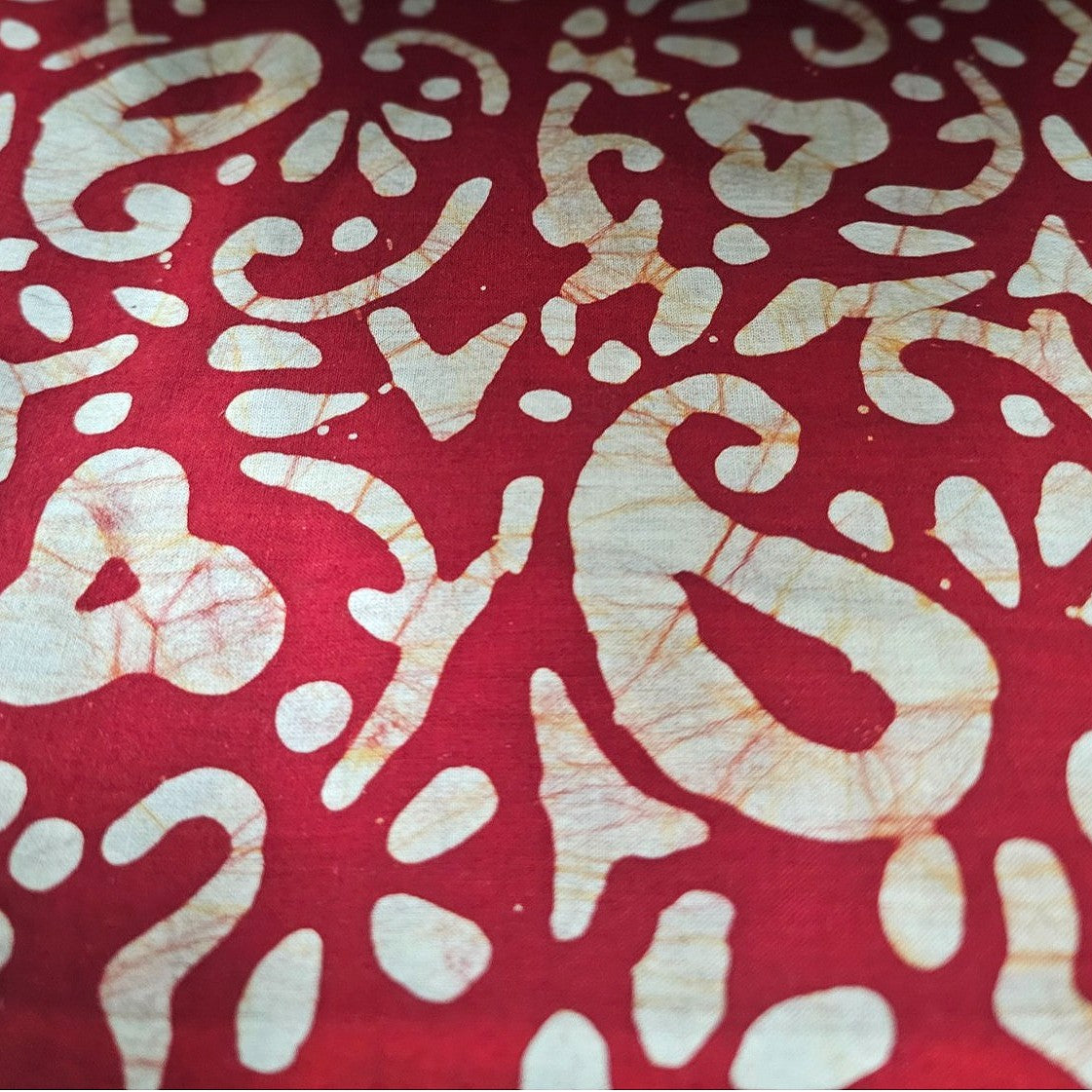 Batik Cotton Fabric - EC16195 - Flat fabric