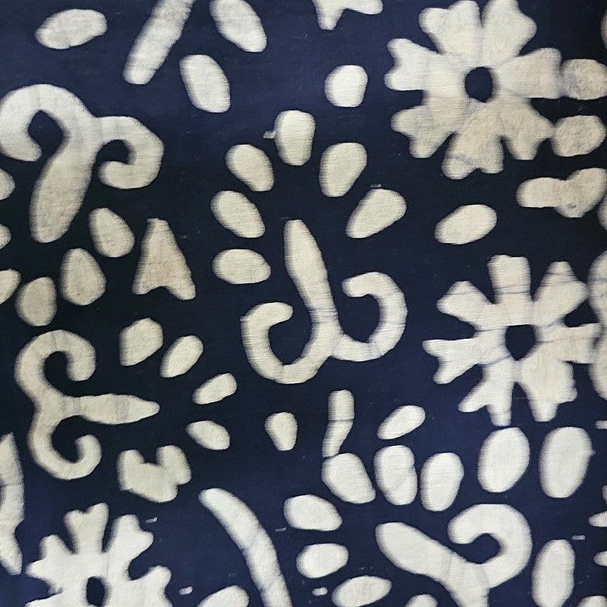 Batik Cotton Fabric - EC16196 - Flat fabric