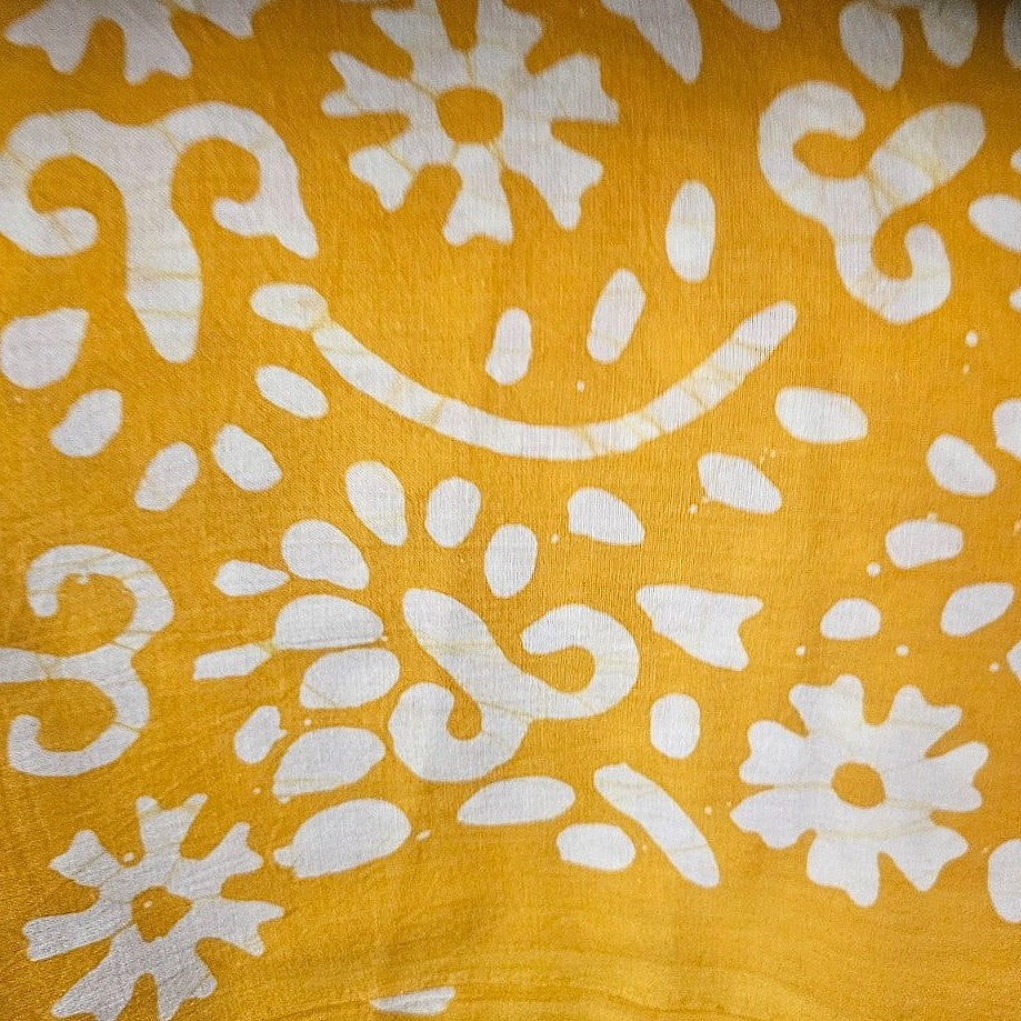 Batik Cotton Fabric - EC16197 - Flat fabric